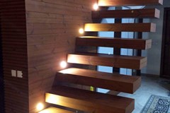 اجرای چوب ترموود در ویلای شهریار