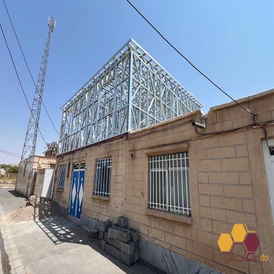 اضافه بنا با LSF به مساحت ۹۰ متر در مامونیه